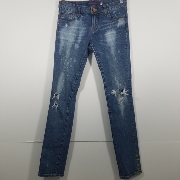 Vigoss Collection The Miami Skinny Painted Jeans